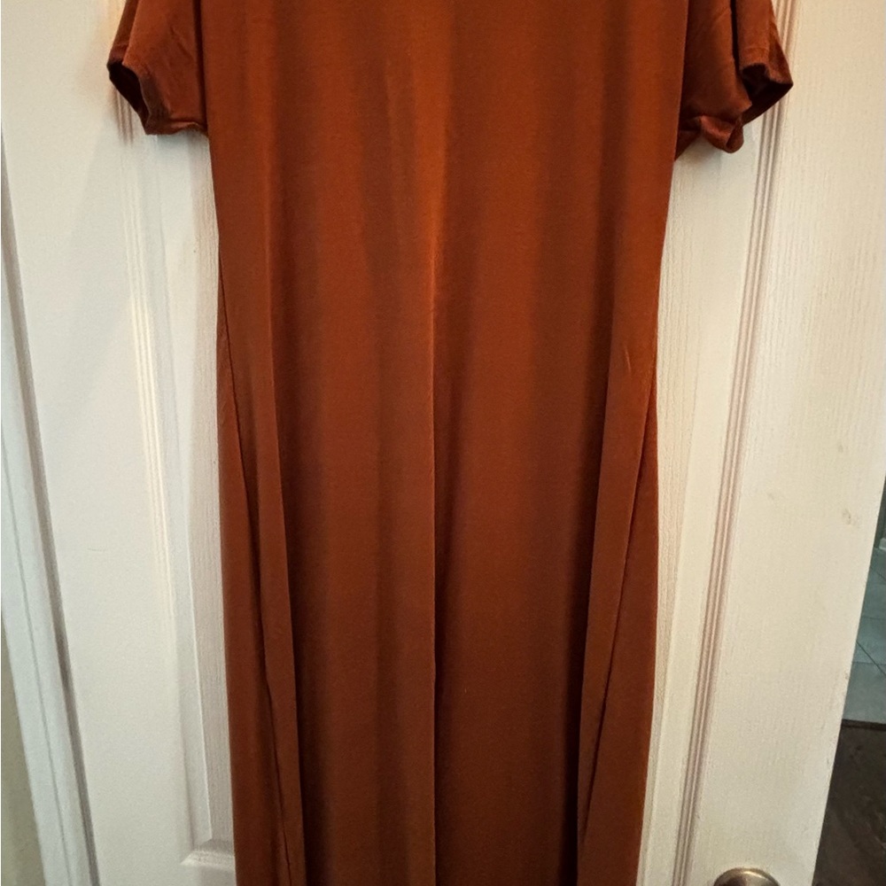 LuLaRoe Rich Brown Maxi Dress